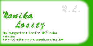 monika lositz business card